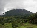Arenal wolkenverhangen
