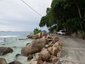 La Digue, Küstenstraße im Nordteil