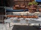 Grillen zum kretischen Osterfest