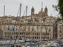 Malta: Blick auf Birgu mit St. Lawrence Church